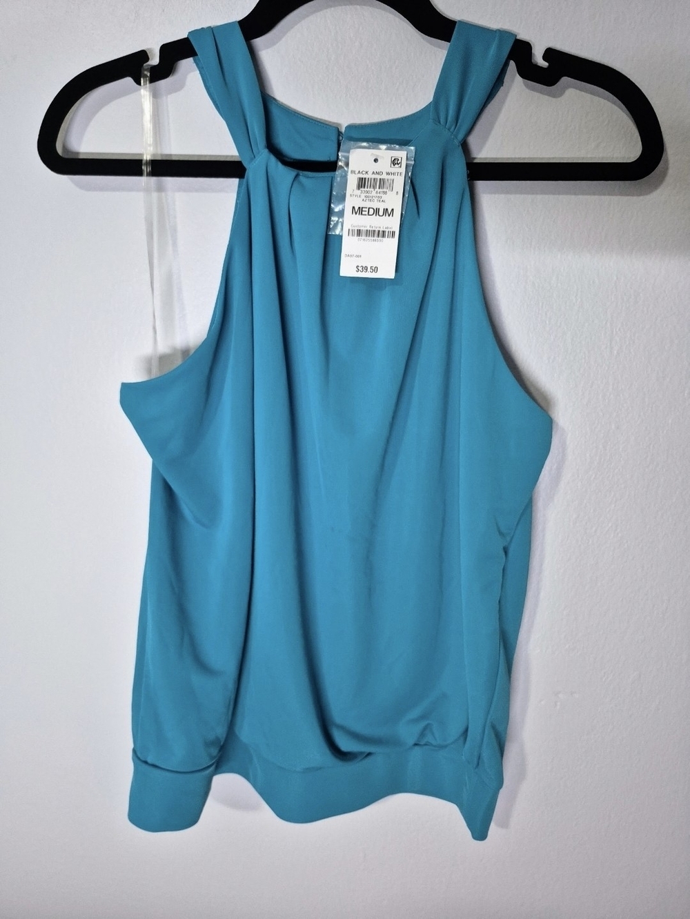 INC International Concepts Teal Sleeveless Halter Top